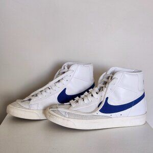 Nike Womens Blazer Mid 77 White/Game Royal-Sail-Black Size 7.5
